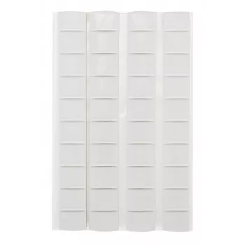 Deli kleefpads voor montage, 54 stuks, wit