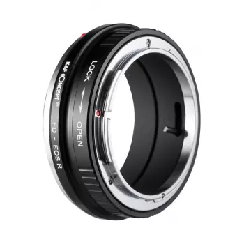 K&F Concept Objectiefadapter Canon FD naar Canon RF (zwart)