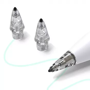 Metapen Air-Flex Tips - transparant (4-pack) reservepenpunten voor Metapen Pencil A8, A11, M1