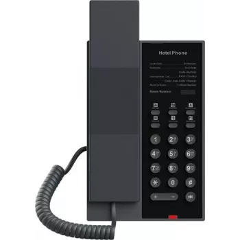 Fanvil H602W SIP hoteltelefoon met 3,5 inch kleuren-LCD, Wi-Fi 802.11ac, 2 SIP-lijnen, 10 DSS-toetsen