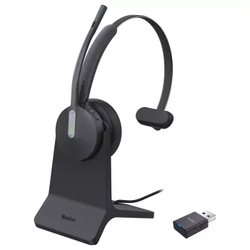 Yealink WH64 Hybrid Mono DECT/Bluetooth-headset met laadstation