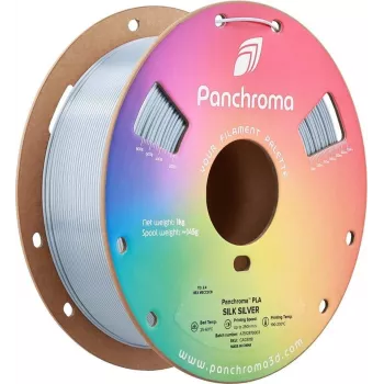 Polymaker Panchroma PLA Silk 3D-printerfilament, 1,75 mm, 1 kg, zilver