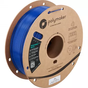 Polymaker PETG 3D-printerfilament, 1,75 mm, 1 kg, blauw (PB05006)