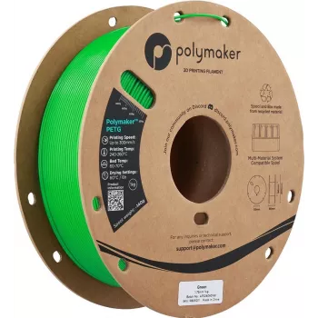 Polymaker PETG 3D-printerfilament, 1,75 mm, 1 kg, groen (PB05011)