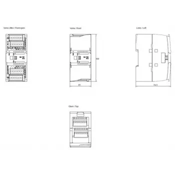 Siemens SIMATIC S7-1200 analoge ingangsmodule SM 1231 RTD 4 AI 6ES7231-5PD32-0XB0