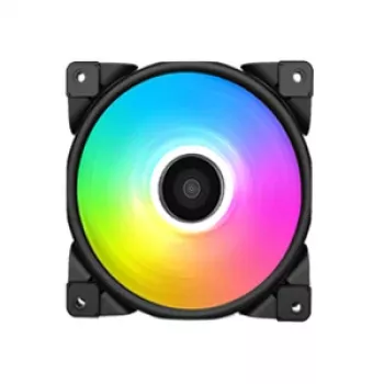 PCCOOLER 120mm Halo FRGB behuizingsventilator - 1000-2000 RPM - 29,1 dBA - 68 CFM