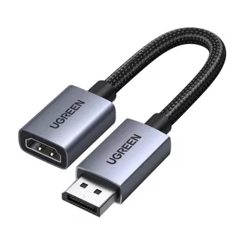 Ugreen DisplayPort naar HDMI-adapterkabel 4K 30Hz unidirectioneel zwart 1,5m