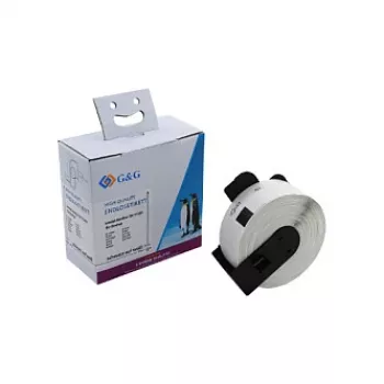G&G Compatibele Brother DK-11201 direct thermische etiketten 29x90mm wit papier permanent hechtend adresetiketten 400-pack