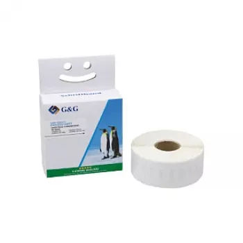 G&G Compatibele etikettenrol 19mm x 51mm wit direct thermisch papier permanent hechtend adresetiketten 500 etiketten per rol vervanging voor DYMO 11355 S0722550 BM-D-G-11355