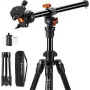 K&F Concept KF09.101V6 statief met zwenkarm zwart