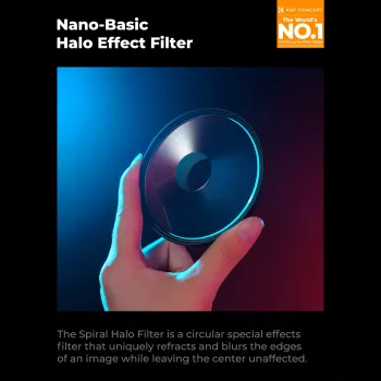 K&F Concept Nano-B Halo Spiral Swirl Blur Effect-filter 72mm