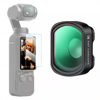 KF macro-objectieffilter 10x magnetisch 2-in-1 beeldschermbescherming voor DJI Osmo Pocket 3 / 4