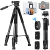 K&F Concept compact camerastatief voor DSLR en smartphone zwart