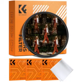 K&F Concept Kaleidoscoopfilter 5-voudig pentagonaal effect 58mm zwart