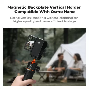 KF Concept KF12.0050 Magnetische verticale montage-adapter met 1/4 inch schroefdraad voor DJI Osmo Nano / Xtra Atto
