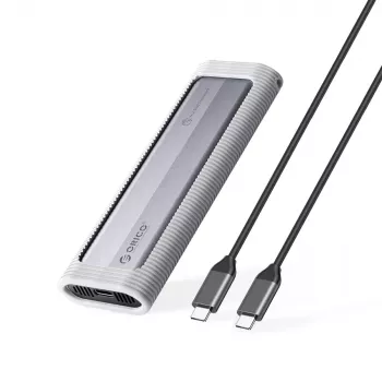 ORICO AXM2F M.2 SATA SSD-behuizing USB-C 3.2 - grijs