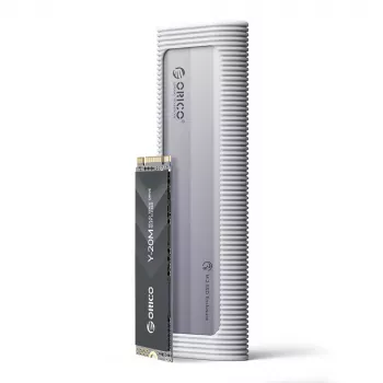ORICO AXM2S-G2 M.2 NVMe/NGFF USB-C 10Gbps-behuizing - grijs