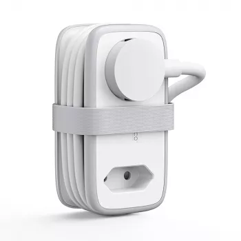 ORICO APP 15,5W 5-in-1 stekkerdoos met 2x AC, 2x USB-A, 1x USB-C - wit