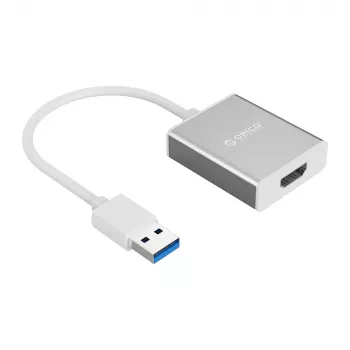 ORICO UTH USB-A 3.0 naar HDMI adapter - zilver