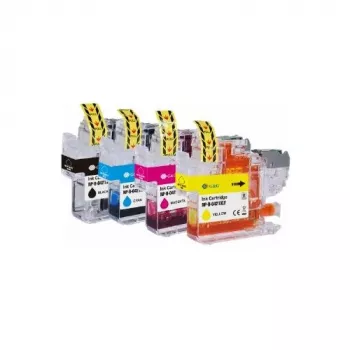G&G inktpatronen 4-pack voor Brother LC421XLVAL BK/C/M/Y (20554)