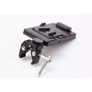 SWIT ELECTRONICS S-7200S V-Mount-accuplaat met klem voor statiefbevestiging 25-45mm D-Tap