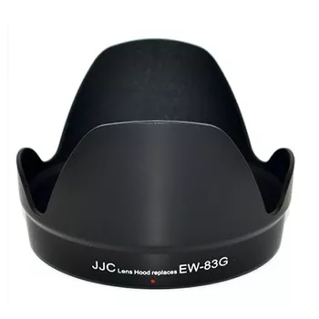 JJC zonnekap voor Canon EW-83G, tulpvorm, zwart