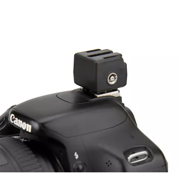 JJC flitsschoenadapter Sony Alpha naar standaard ISO 518 met PC-sync-aansluiting