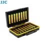 JJC accu-opbergbox voor 16x AAA-batterijen - transparant PP-kunststof