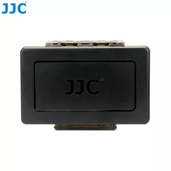 JJC accu-opbergbox voor 16x AAA-batterijen - transparant PP-kunststof