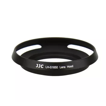 JJC metalen zonnekap voor Sony E PZ 16-50mm, Samsung NX 20-50mm, Nikon 1 NIKKOR 10mm f/2.8 - zwart