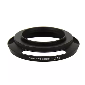 JJC metalen zonnekap voor Sony E PZ 16-50mm, Samsung NX 20-50mm, Nikon 1 NIKKOR 10mm f/2.8 - zwart