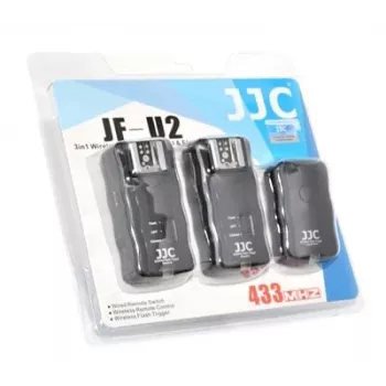 JJC JF-U2 draadloze flitstrigger kit met 2 ontvangers