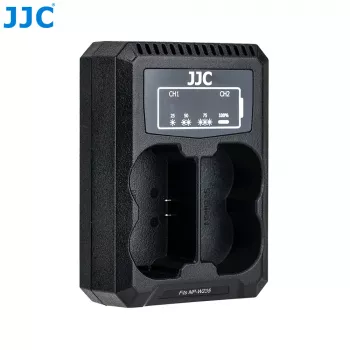JJC dual USB-oplader voor Fujifilm NP-W235