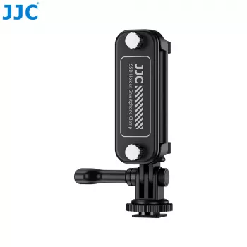 JJC SPC-S25 360° statiefhouder voor smartphone, SSD en GoPro met 1/4 inch-schroefdraad en Arca-Swiss-basis
