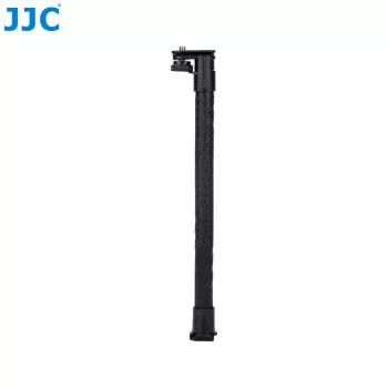 JJC flexibele gooseneck-verlengarm met 1/4 inch-schroefdraad en koudeschoenvoet - zwart