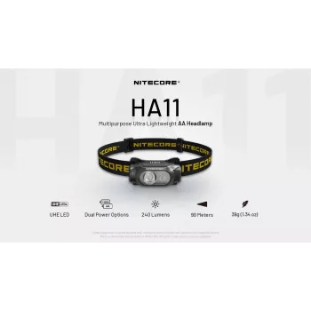 NITECORE HA11 hoofdlamp 240 lumen 2024