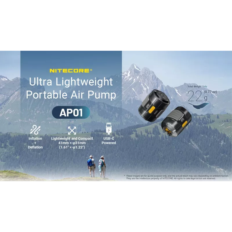 Nitecore AP01 Elektrische pomp