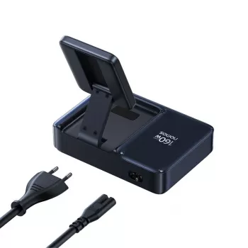 Baseus Nomos NH21 Qi2 160W 5-in-1 draadloos oplaadstation met oprolbaar kabel - zwart