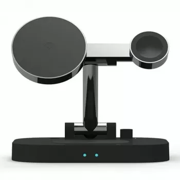 AWEI 4-in-1 draadloos oplaadstation W2215W snelladen zwart
