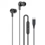 Awei PC-25T stereo USB-C-headset met microfoon, zwart