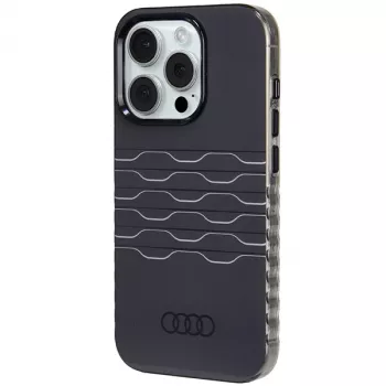 Audi IML MagSafe case voor iPhone 15 Pro 6.1 zwart hardcase
