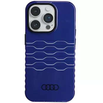 Audi IML MagSafe Case voor iPhone 14 Pro 6,1 inch Navy Blue Hardcase AU-IMLMIP14P-A6/D3-BE