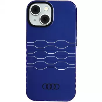 Audi IML MagSafe Case voor iPhone 15 / 14 / 13 6.1 Navy Blue Hardcase