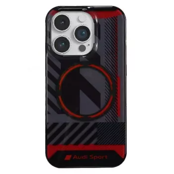 Audi IML Sport MagSafe Case voor iPhone 14 Pro 6.1 Black Hardcase