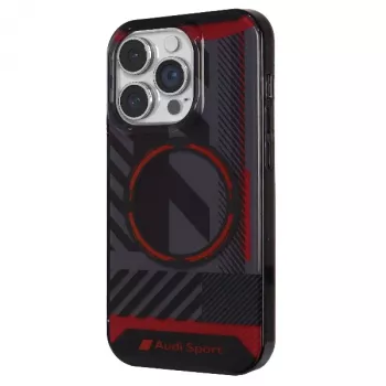 Audi IML Sport MagSafe Case voor iPhone 14 Pro 6.1 Black Hardcase