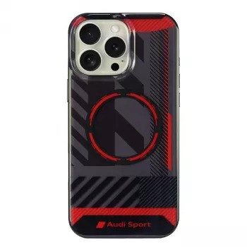 Audi IML Sport MagSafe Hard Case voor iPhone 16 Pro Max 6,9 inch - zwart