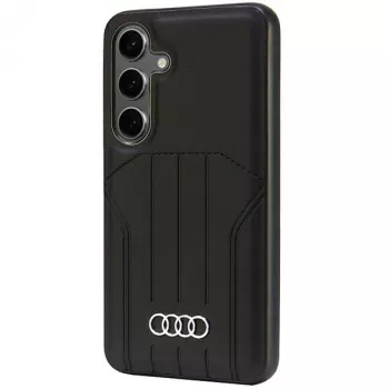 Audi kunstleder MagSafe Hard Case voor Samsung Galaxy S24, zwart