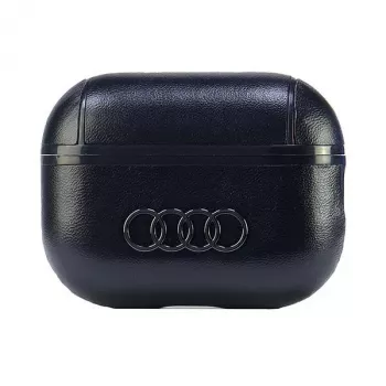 Audi leder Big Logo AirPods Pro 2 hoes zwart AU-APP2-GT/D3-BK
