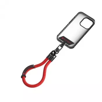 Audi Universal Phone Lanyard 28cm 10mm rood AUS-HSL10-RSQ/D1-RD