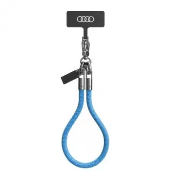 Audi Universal Phone Lanyard 28cm 8mm blauw AU-HSL8-R8/D1-BE